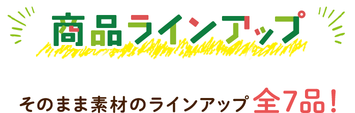 商(shāng)品ラインアップ